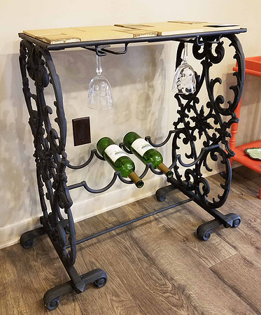 Tile Top Wine Rack by Jesse (Rob) Amadio