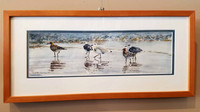 "Seagulls on Sand" by Charlotte Mehosky